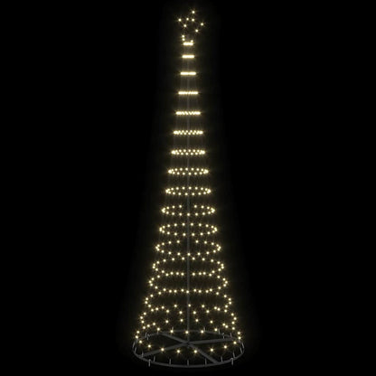 LED-Weihnachtsbaum Warmes Weiß 100,5 x 100,5 x 302,5 cm Metall