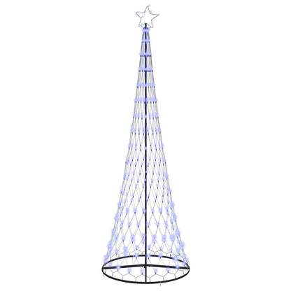 LED-Weihnachtsbaum Blau 100,5 x 100,5 x 302,5 cm Metall