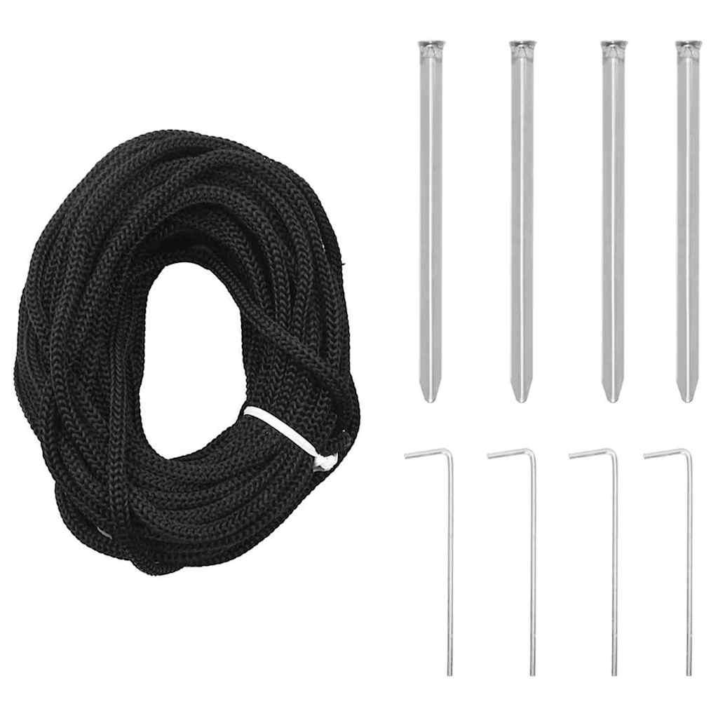 LED-Weihnachtsbaum mit 550 LEDs Blau 160 x 160 x 500 cm Metall