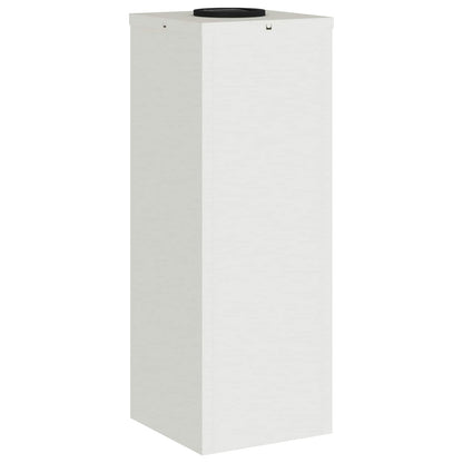 Solar LED Wegeleuchte 2 pcs Weiß Kalt gewalzter Stahl