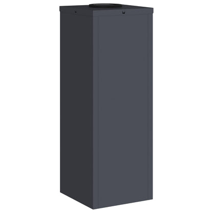 Solar LED Wegeleuchte 2 pcs Anthrazit Kalt gewalzter Stahl