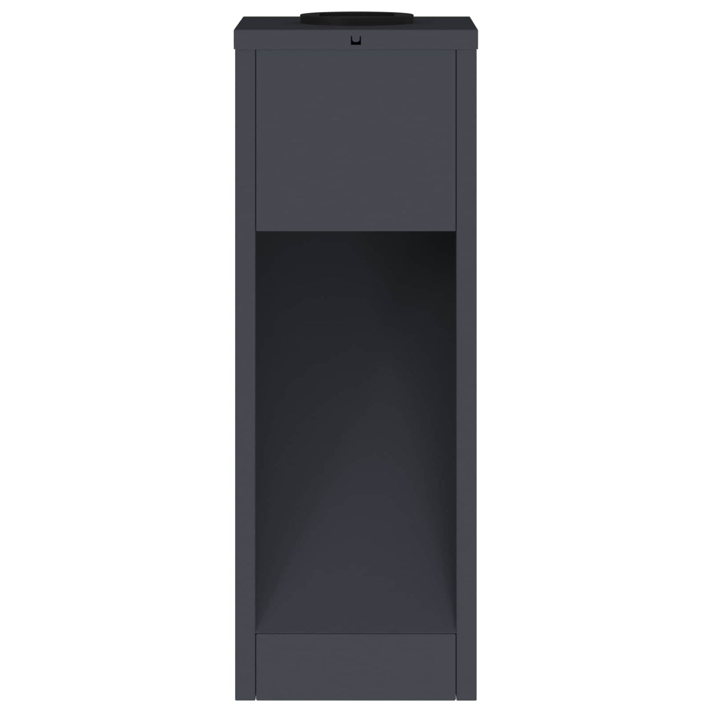 Solar LED Wegeleuchte 2 pcs Anthrazit Kalt gewalzter Stahl