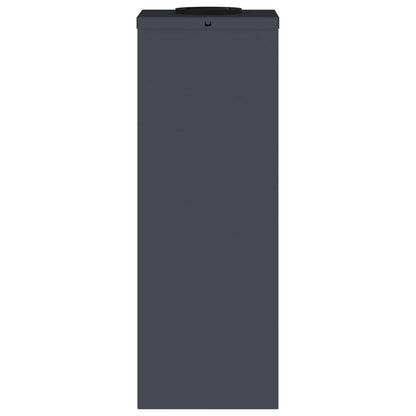 Solar LED Wegeleuchte 2 pcs Anthrazit Kalt gewalzter Stahl