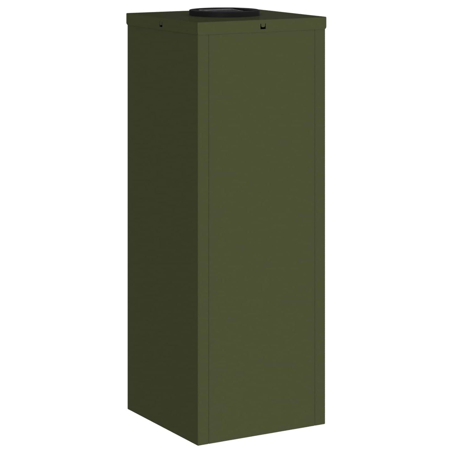 Solar LED Wegeleuchte 2 pcs Olive Grün Kalt gewalzter Stahl