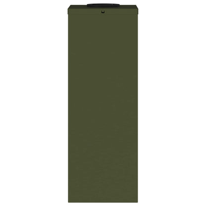 Solar LED Wegeleuchte 2 pcs Olive Grün Kalt gewalzter Stahl