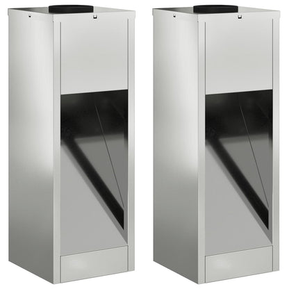 Solar LED Wegeleuchte 2 pcs Galvanisiert Galvanisiert