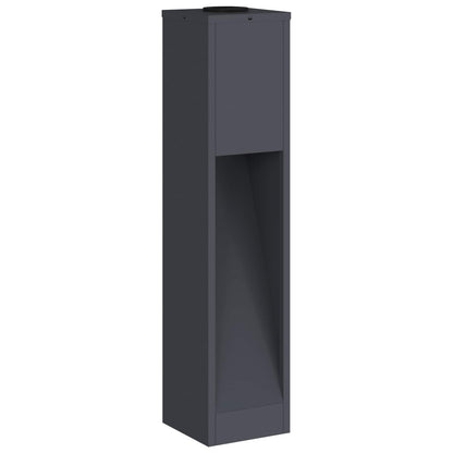 Solar LED Wegeleuchte 2 pcs Anthrazit Kalt gewalzter Stahl