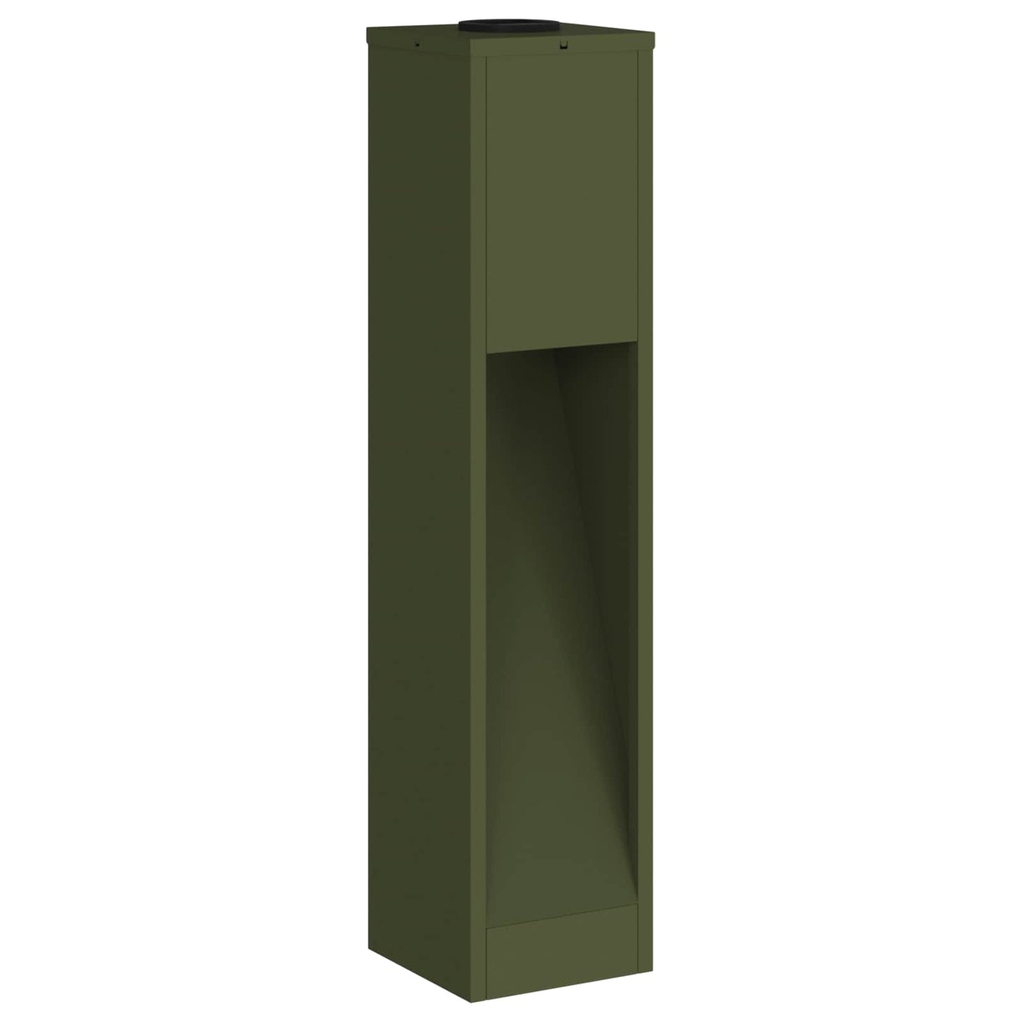 Solar LED Wegeleuchte 2 pcs Olive Grün Kalt gewalzter Stahl