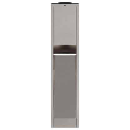 Solar LED Wegeleuchte 2 pcs Edelstahl Edelstahl