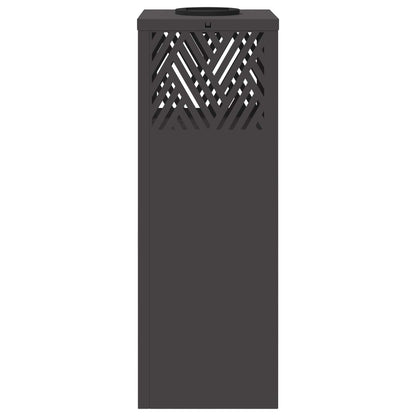 Solar LED Weg Licht 2 pcs Schwarz Kalt gewalzter Stahl