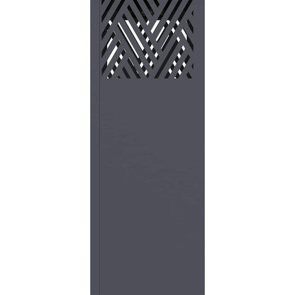 Solar LED Weg Licht 2 pcs Anthrazit Kalt gewalzter Stahl