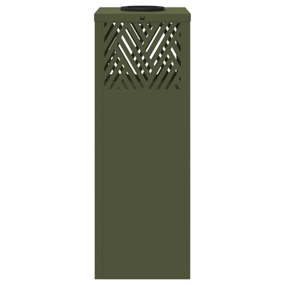 Solar LED Weg Licht 2 pcs Olive Grün Kalt gewalzter Stahl