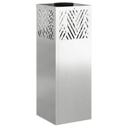 Solar LED Weg Licht 2 pcs Silber Galvanisiert