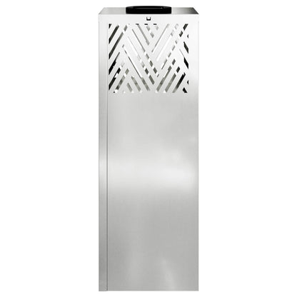 Solar LED Weg Licht 2 pcs Silber Galvanisiert