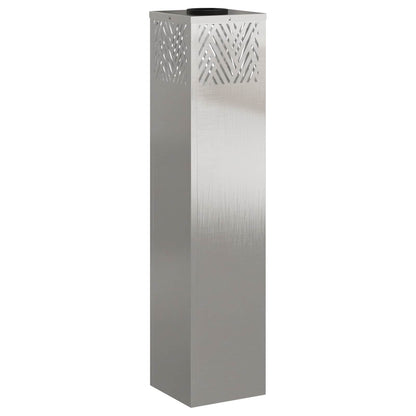 Solar LED Weg Licht 2 pcs Silber Edelstahl