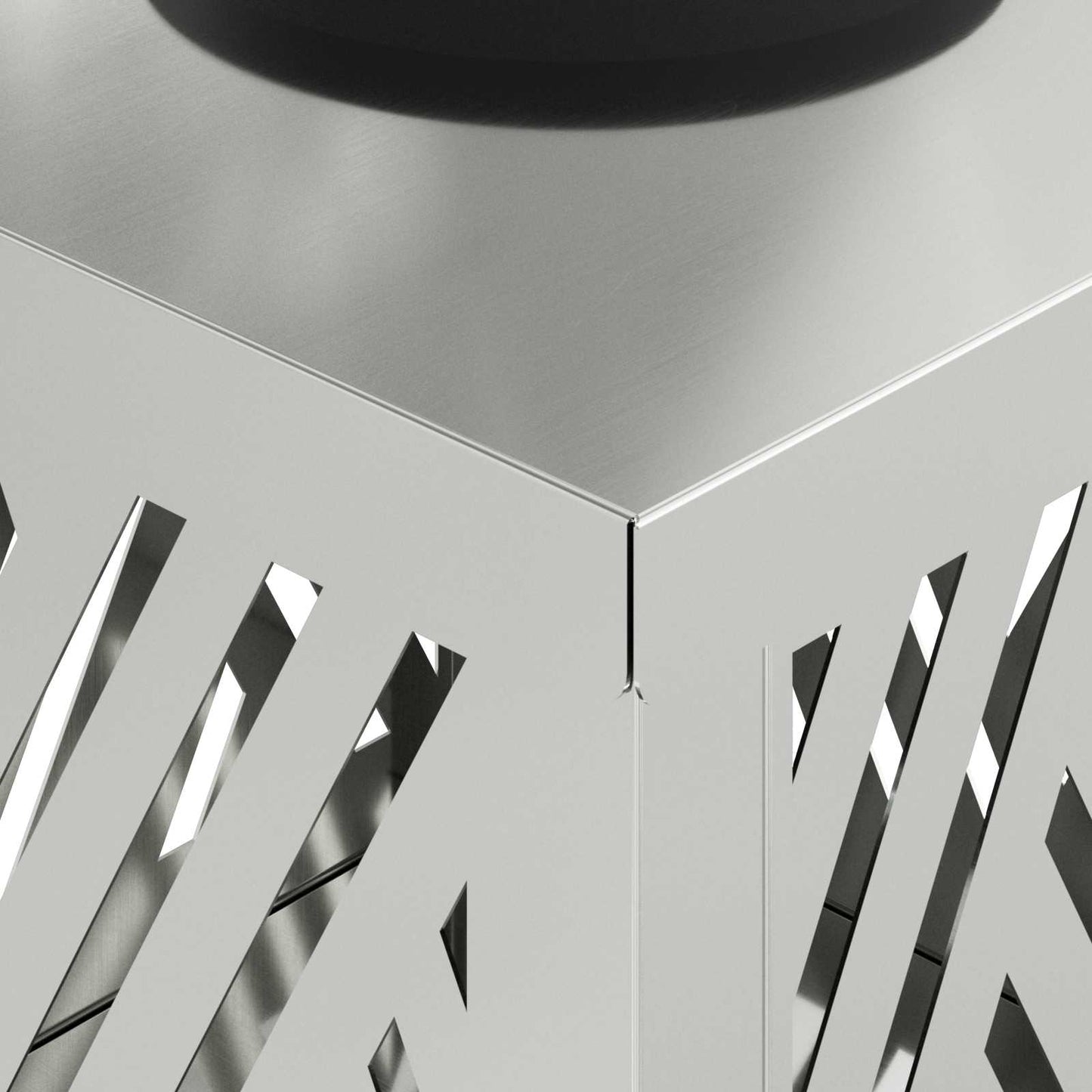 Solar LED Weg Licht 2 pcs Silber Galvanisiert