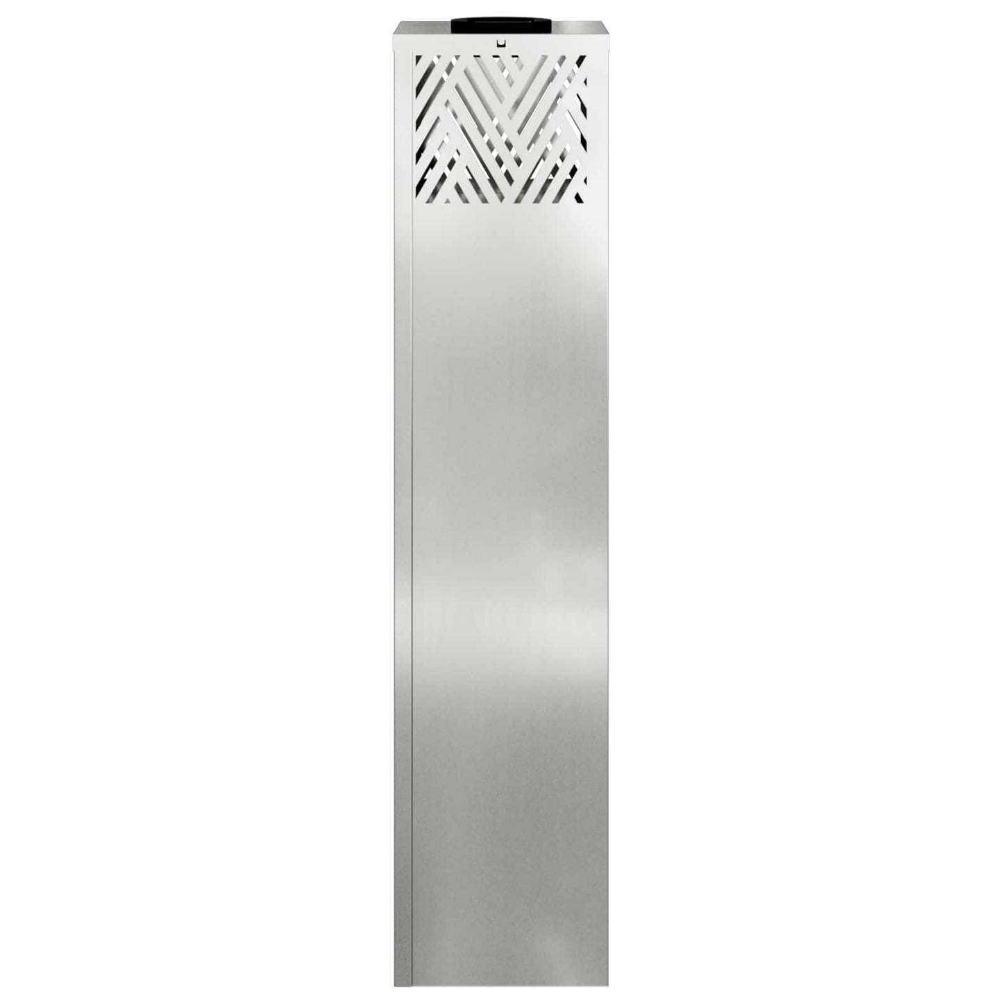 Solar LED Weg Licht 2 pcs Silber Galvanisiert