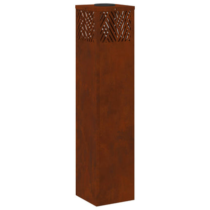 Solar LED Weg Licht 2 pcs Bronze Wetterfeststahl