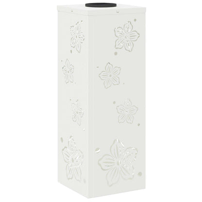 Solar LED Weg Licht 2 pcs Weiß Kalt gewalzter Stahl