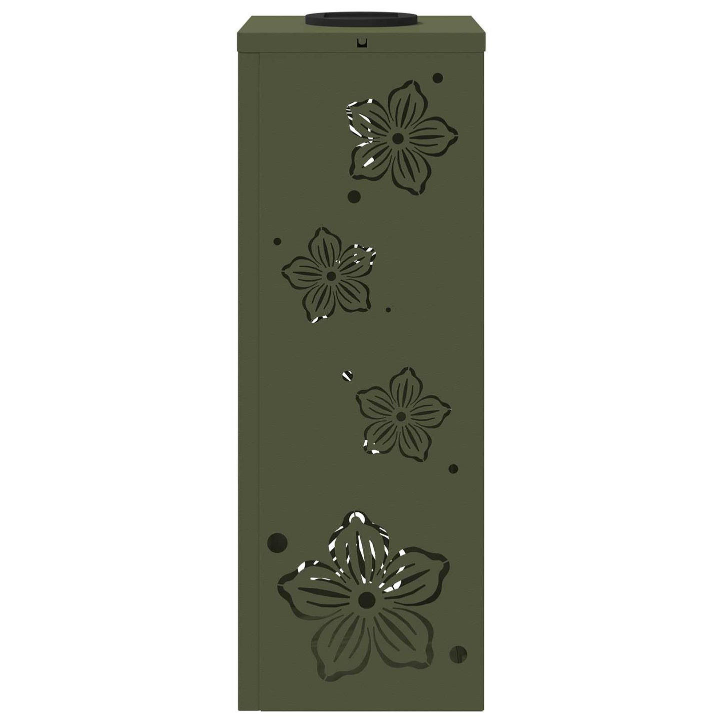 Solar LED Weg Licht 2 pcs Olive Grün Kalt gewalzter Stahl