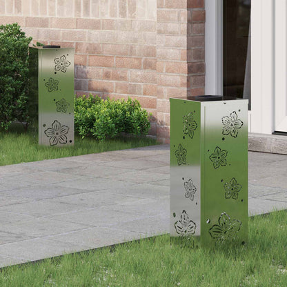 Solar LED Weg Licht 2 pcs Galvanisiert Galvanisiert