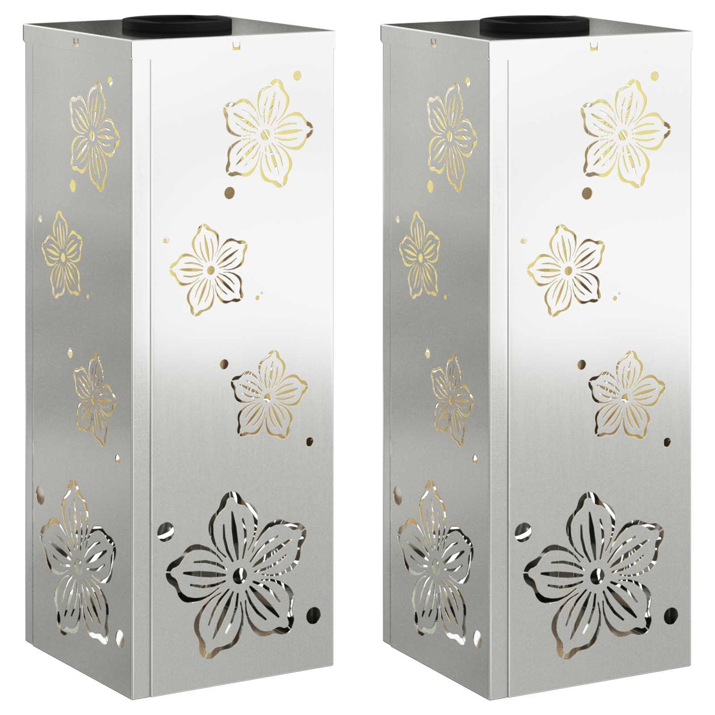 Solar LED Weg Licht 2 pcs Galvanisiert Galvanisiert