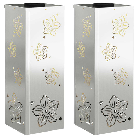 Solar LED Weg Licht 2 pcs Galvanisiert Galvanisiert