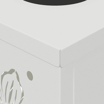 Solar LED Weg Licht 2 pcs Weiß Kalt gewalzter Stahl