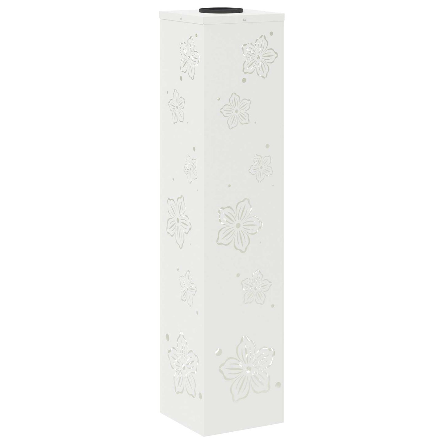 Solar LED Weg Licht 2 pcs Weiß Kalt gewalzter Stahl