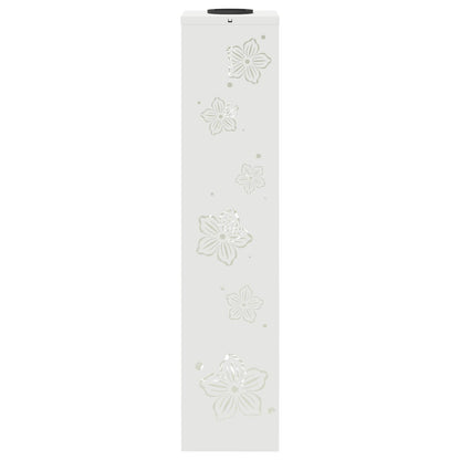 Solar LED Weg Licht 2 pcs Weiß Kalt gewalzter Stahl