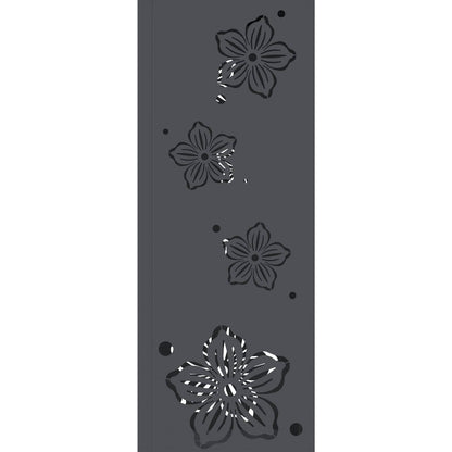 Solar LED Weg Licht 2 pcs Anthrazit Kalt gewalzter Stahl