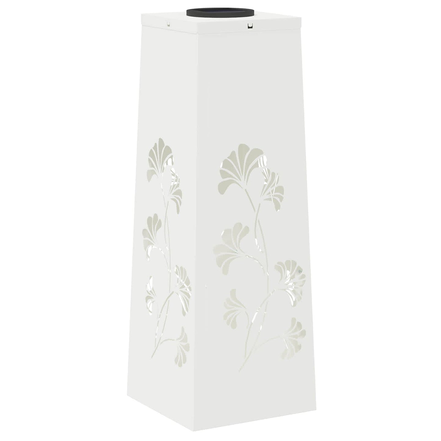 Solar LED Weg Licht 2 pcs Weiß Kalt gewalzter Stahl