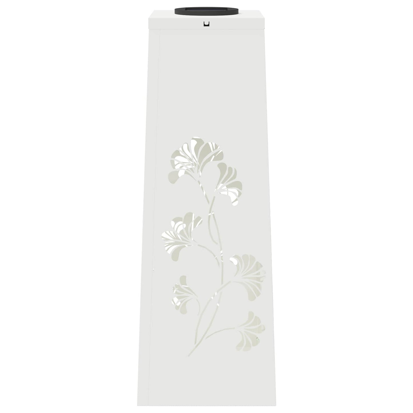 Solar LED Weg Licht 2 pcs Weiß Kalt gewalzter Stahl