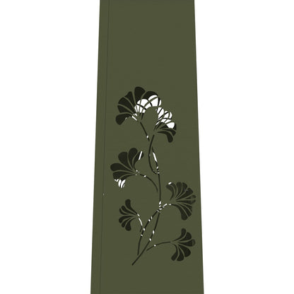 Solar LED Weg Licht 2 pcs Olive Grün Kalt gewalzter Stahl