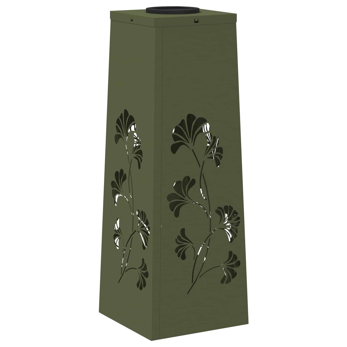 Solar LED Weg Licht 2 pcs Olive Grün Kalt gewalzter Stahl