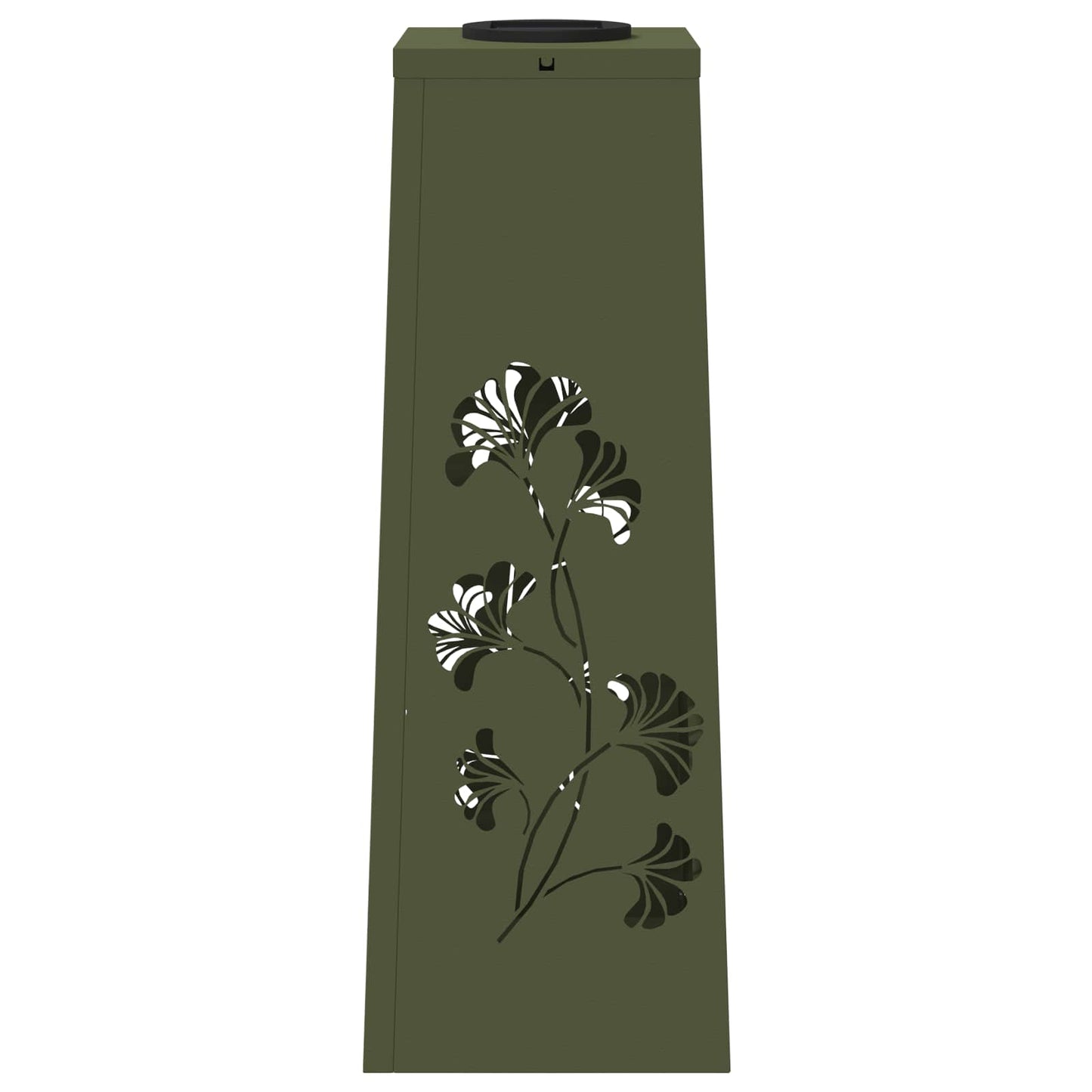 Solar LED Weg Licht 2 pcs Olive Grün Kalt gewalzter Stahl