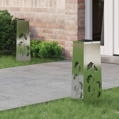 Solar LED Weg Licht 2 pcs Galvanisiert Galvanisiert