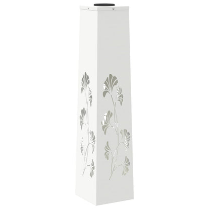 Solar LED Weg Licht 2 pcs Weiß Kalt gewalzter Stahl