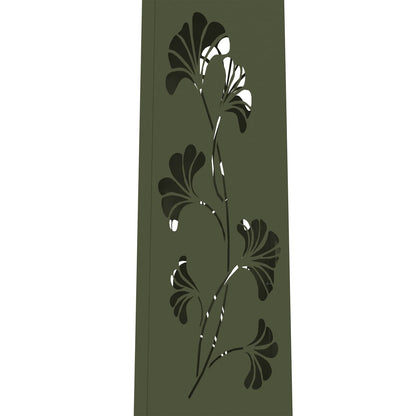 Solar LED Weg Licht 2 pcs Olive Grün Kalt gewalzter Stahl