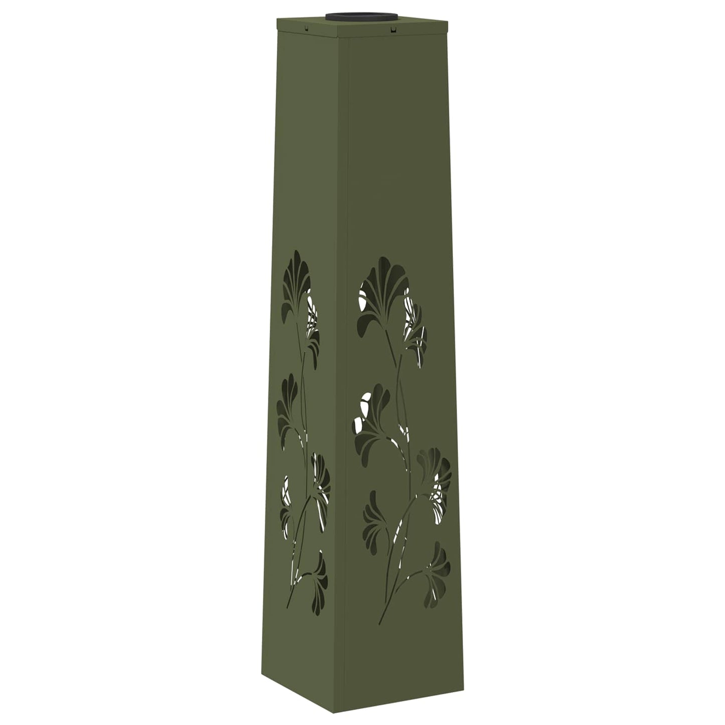 Solar LED Weg Licht 2 pcs Olive Grün Kalt gewalzter Stahl