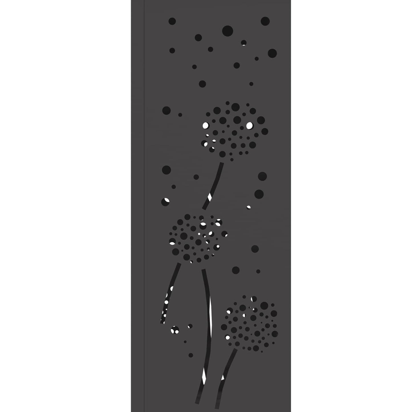 Solar LED Weg Licht 2 pcs Schwarz Kalt gewalzter Stahl