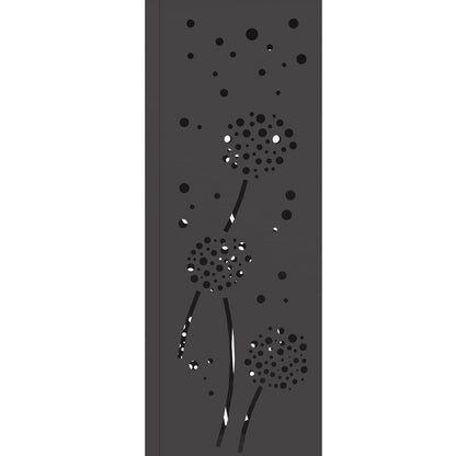 Solar LED Weg Licht 2 pcs Schwarz Kalt gewalzter Stahl