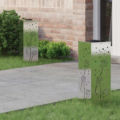 Solar LED Weg Licht 2 pcs Edelstahl Edelstahl