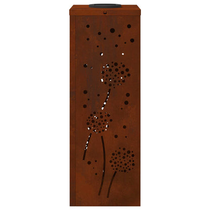 Solar LED Weg Licht 2 pcs Cortenstahl Cortenstahl