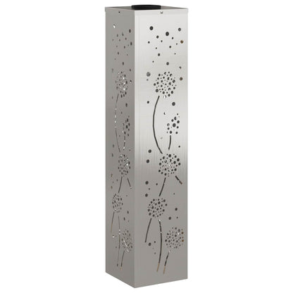 Solar LED Weg Licht 2 pcs Silber Edelstahl