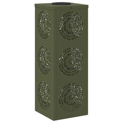 Solar LED Weg Licht 2 pcs Olive Grün Kalt gewalzter Stahl