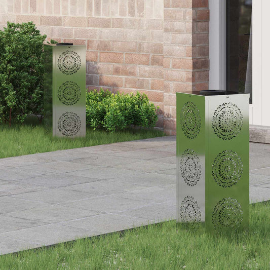 Solar LED Weg Licht 2 pcs Galvanisiert Galvanisiert