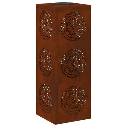 Solar LED Weg Licht 2 pcs Bronze Wetterfeststahl