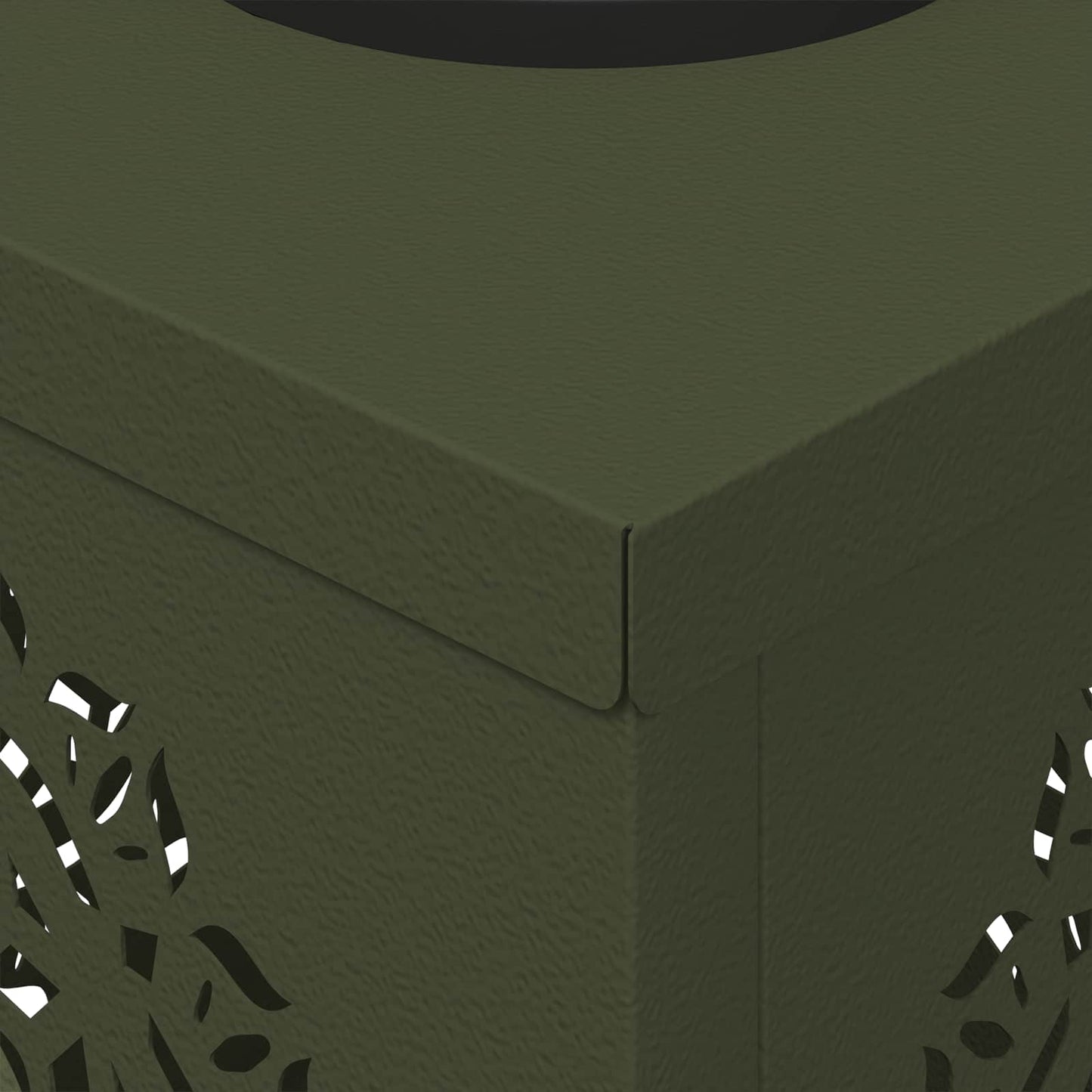 Solar LED Weg Licht 2 pcs Olive Grün Kalt gewalzter Stahl