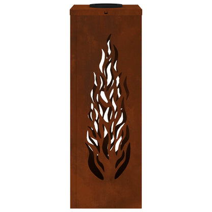 Solar LED Weg Licht 2 pcs Cortenstahl Cortenstahl